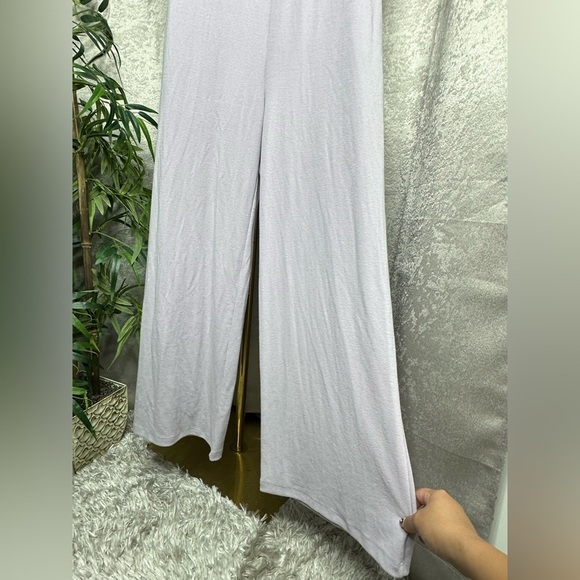 NWT Kaia Women’s Lilac Soft Wide Leg Jumpsuit Sz MP - Picture 5 of 11
